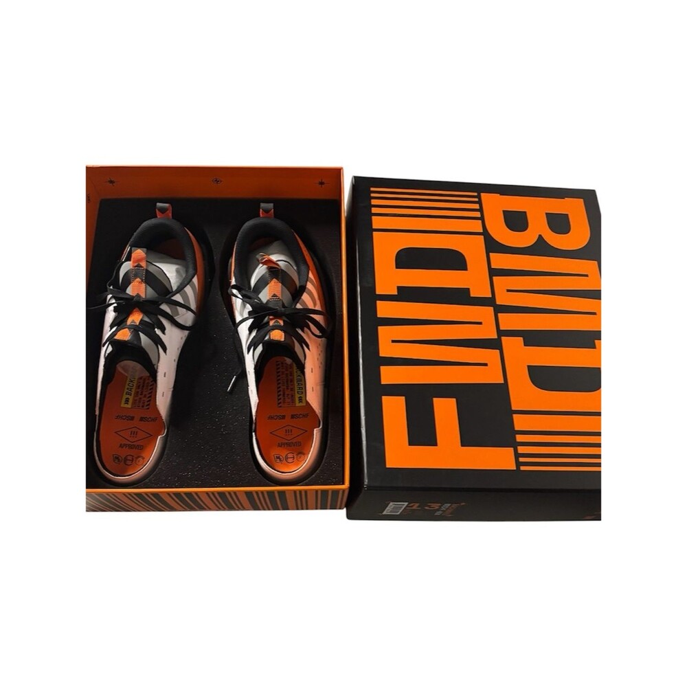 MSCHF BWD Sneakers “Reverse Sole” White Orange Streetwear Shoes  Design Men’s